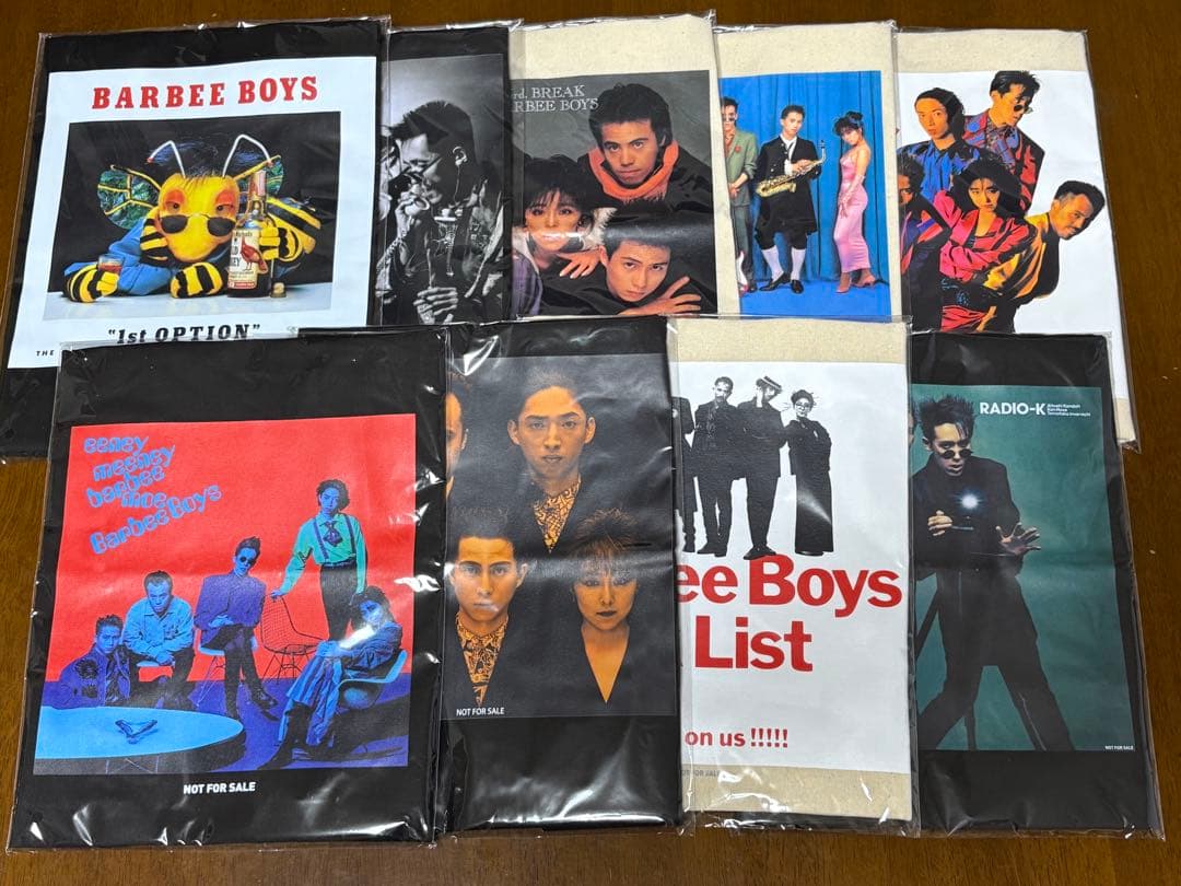 【BARBEE BOYS】アルバム予約特典トートバッグ 9点コンプセット＋2点