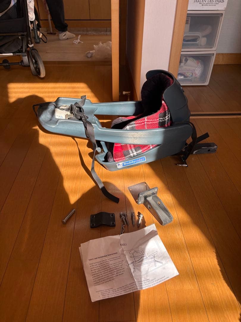 バディライダー 自転車用ペットシート 専用のクッション付き