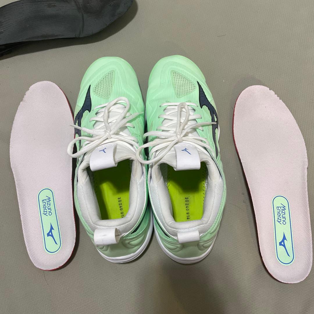 Mizuno バレーボールシューズ ミントグリーン27.5cm
