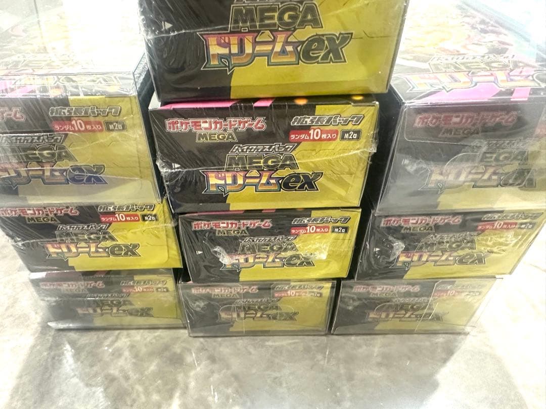 ポケモンカード　メガドリームex 10box シュリンク付き　未開封