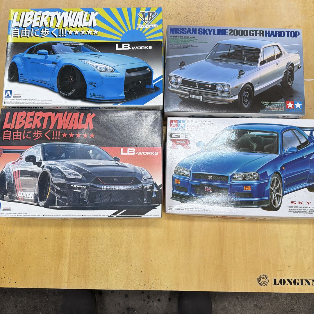 GT-R 1/24 4台まとめ売り❣️