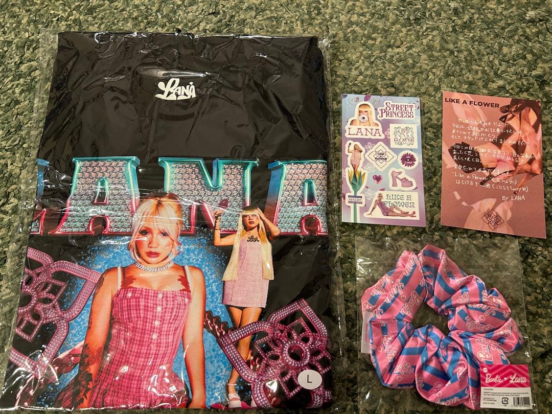 新品未開封 LANA アリーナツアー ライブ Tシャツ、シュシュ、ステッカー