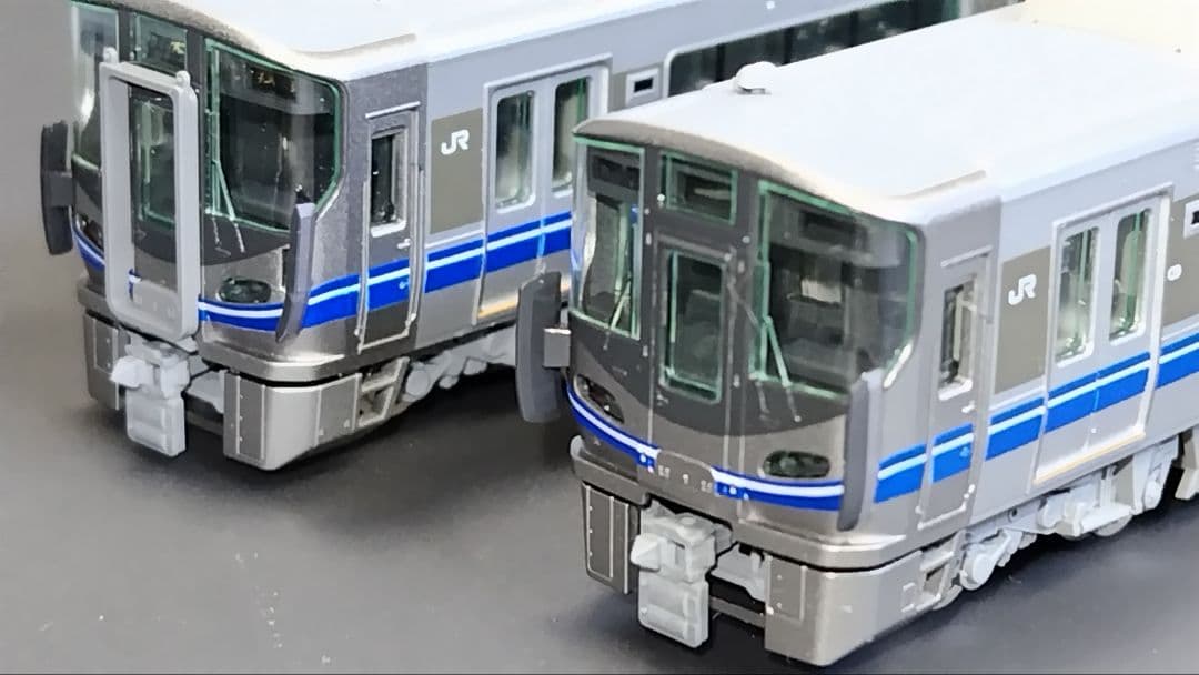 521系3次車　基本セット　JR時代青帯