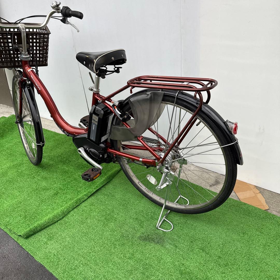 ブリヂストン電動アシスト自転車26インチ 8.9Ah レッド