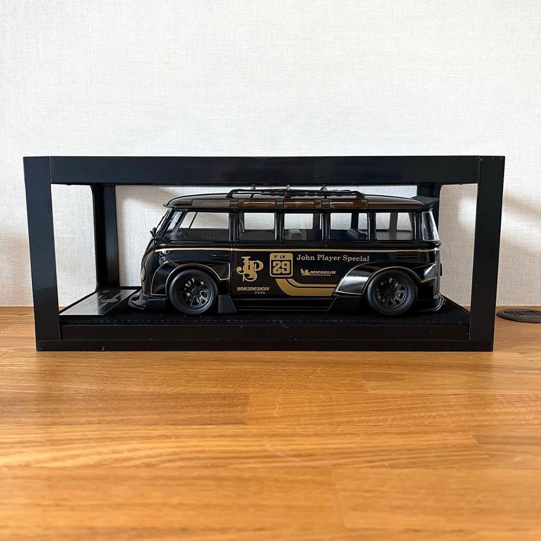 PYOMAROさま専用1/18 フォルクスワーゲン バス JPSカラー