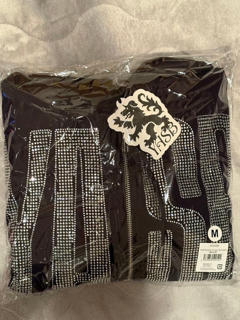 YOASOBI YASB Logo Zip Hoodie M ブラック