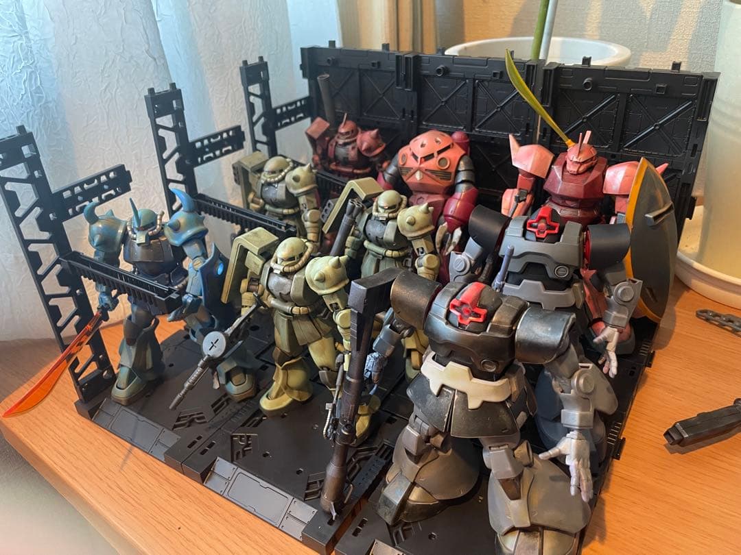 HG ガンプラ セット 複数体一部塗装、ジャンク品扱い