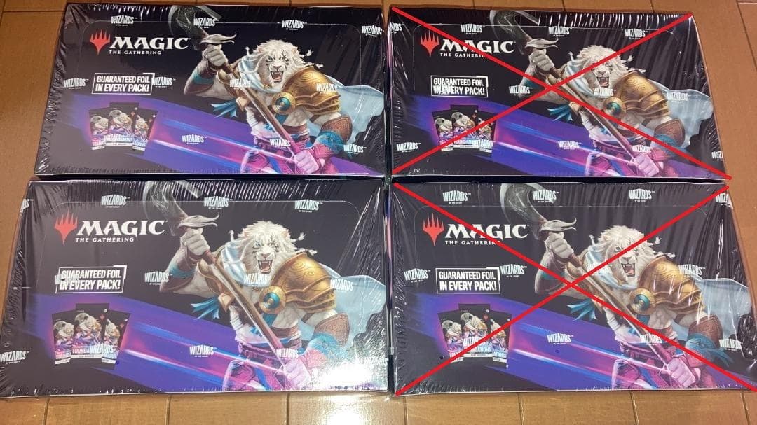 英語版　ファウンデーションズ　プレイブースター　box MTG　1箱の値段です