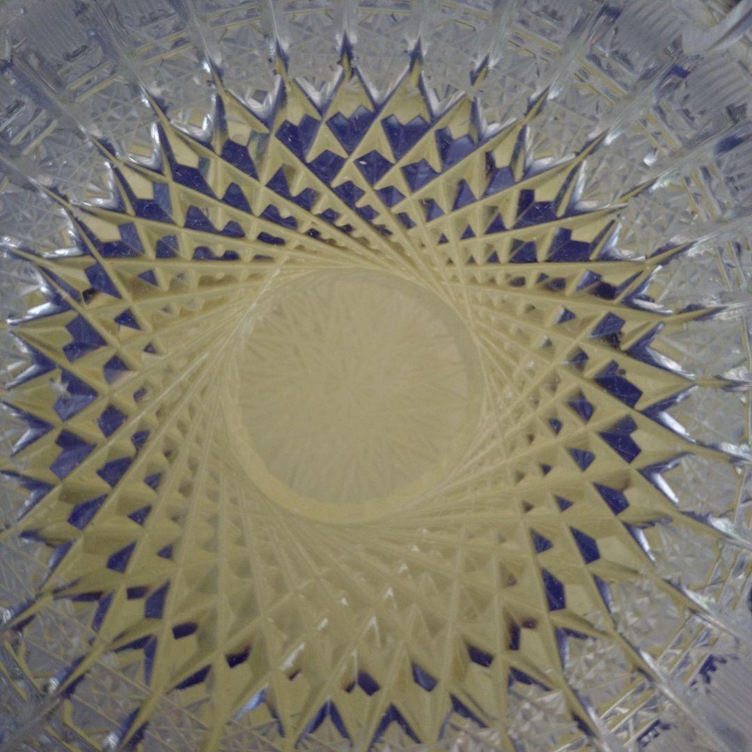 値下げします‼️Bohemia Glass500pk ガラス大皿 直径約40cm