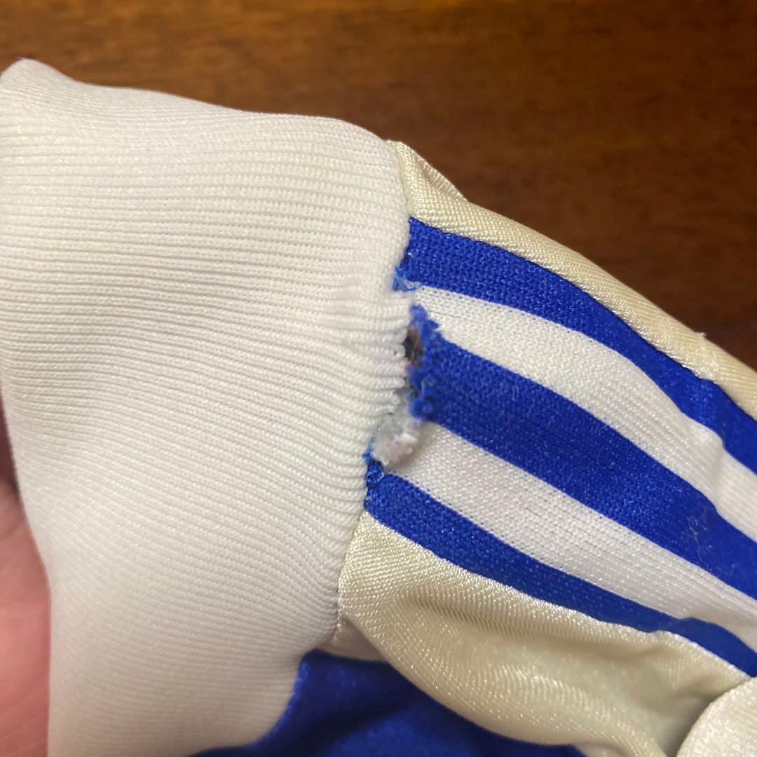 ⭐️値下げしました！adidas サッカーシャツ 青/白 14番80年代フランス製