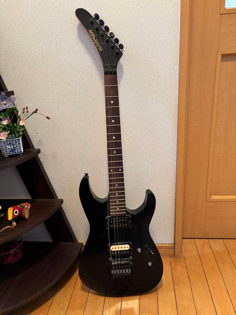 Kramer USA ブラックエレキギター（1989年購入）