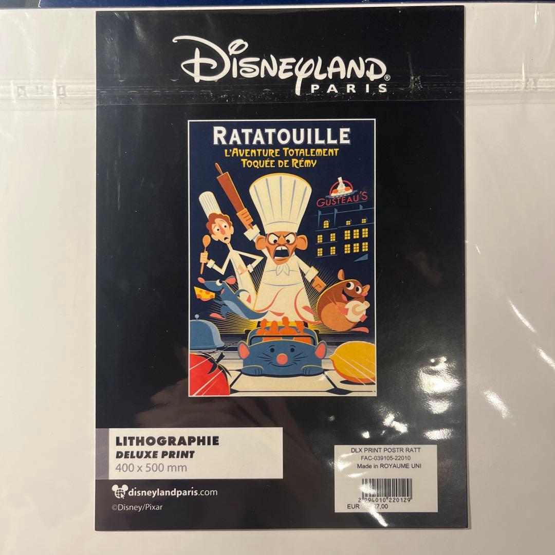 【パリディズニー限定】 レミーのおいしいレストラン　ポスター