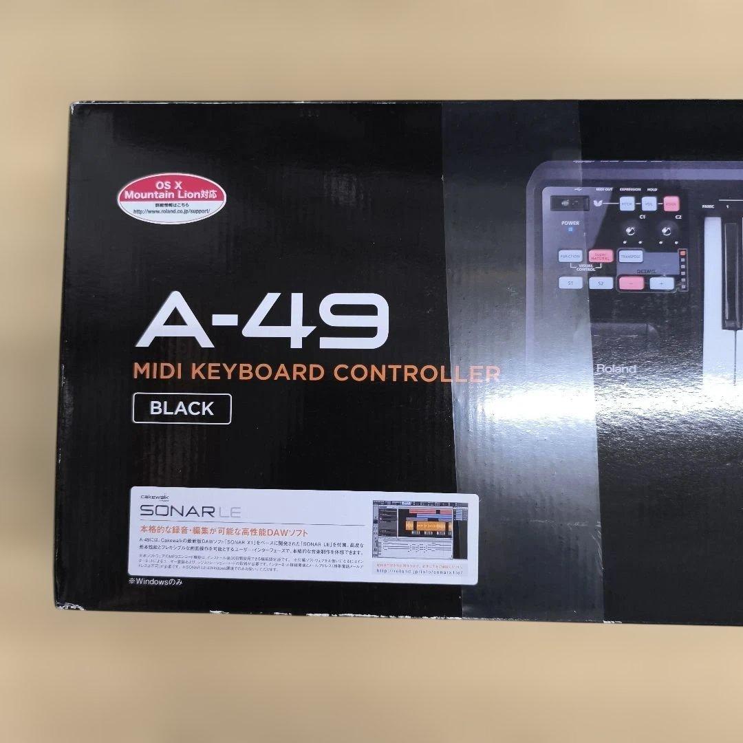 Roland A-49 MIDIキーボードコントローラー ブラック