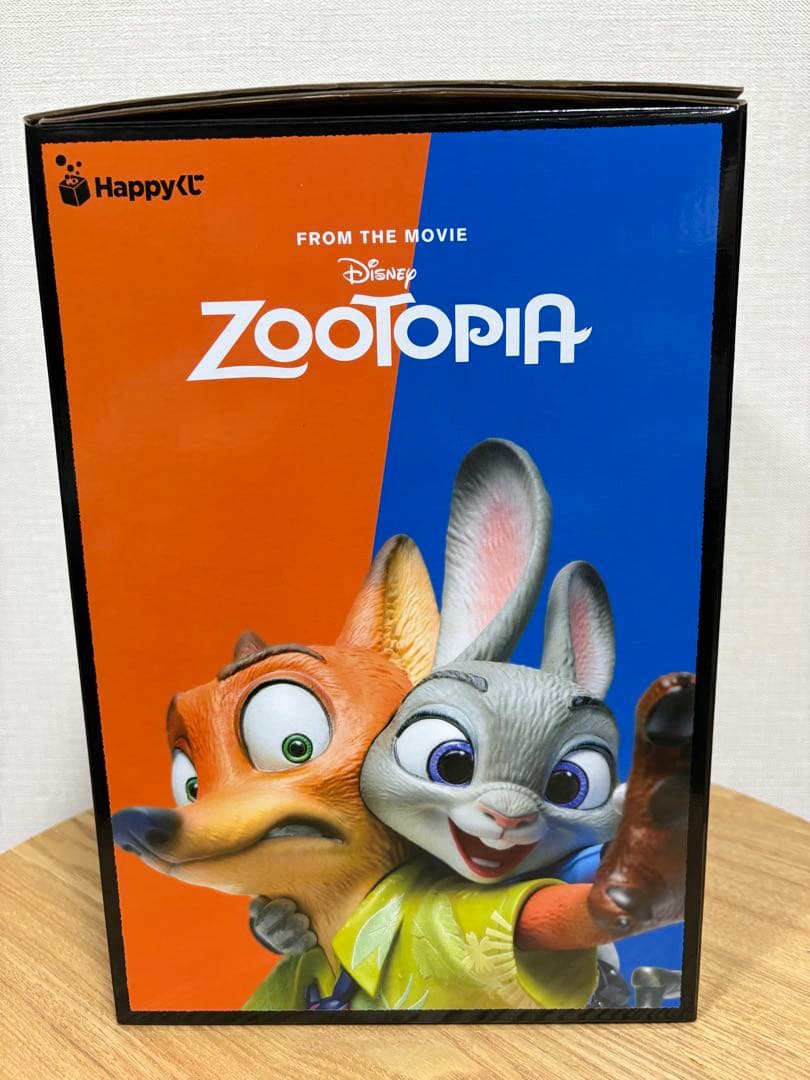 Happyくじ　ズートピア A賞 ニック&ジュディ　セルフィーフィギュア