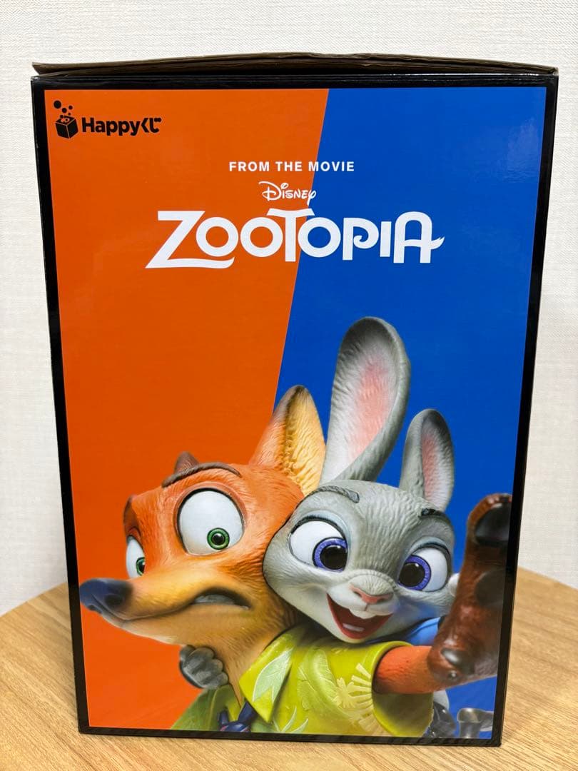 Happyくじ　ズートピア A賞 ニック&ジュディ　セルフィーフィギュア