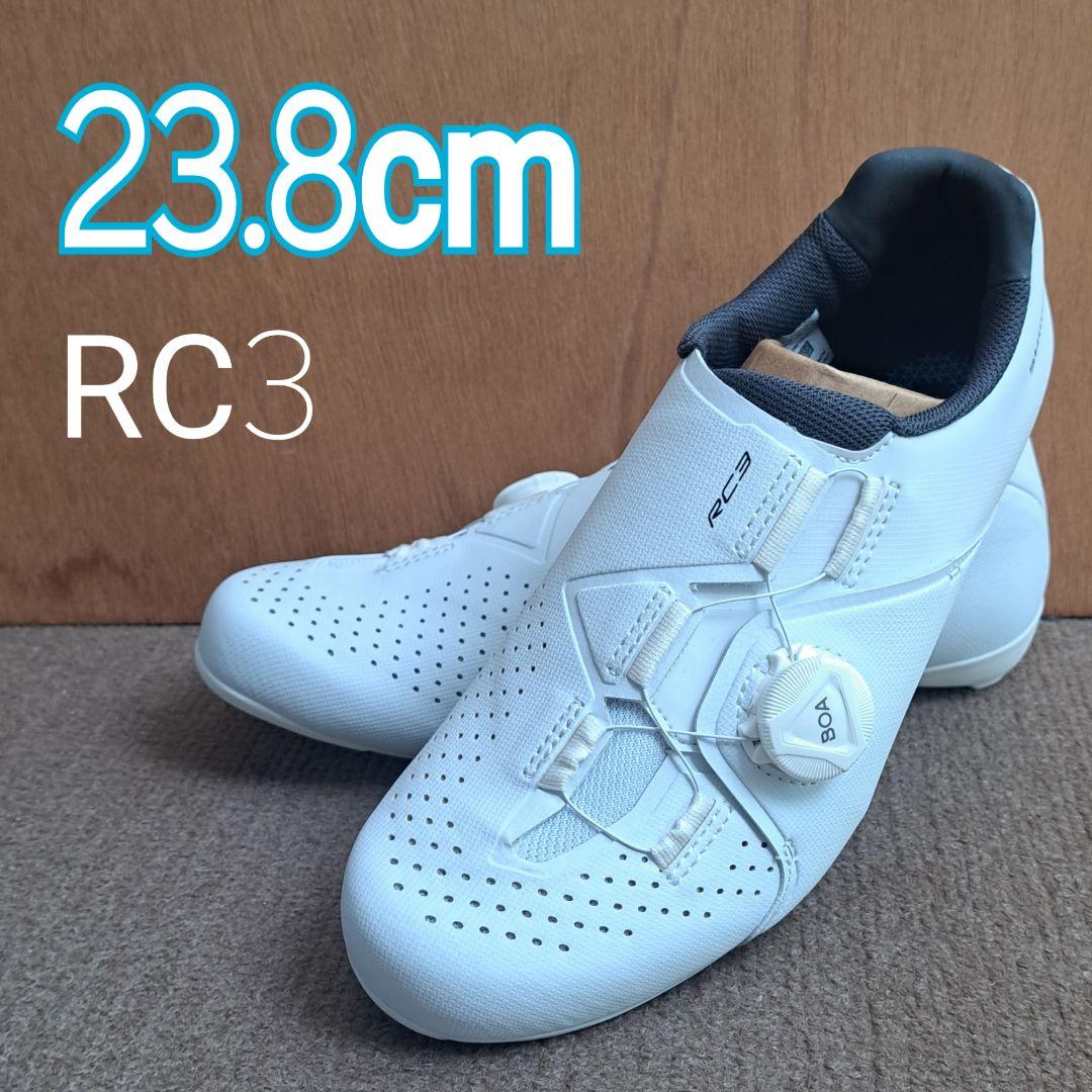 シマノRC3 シューズ 23.8cm ホワイト