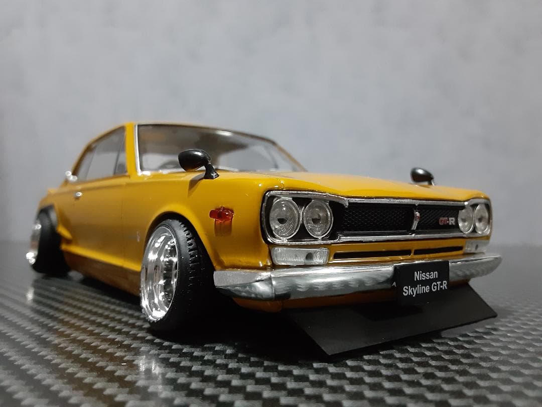 Hachette 1/24 日産 箱スカ GT-R カスタム改 サファリ