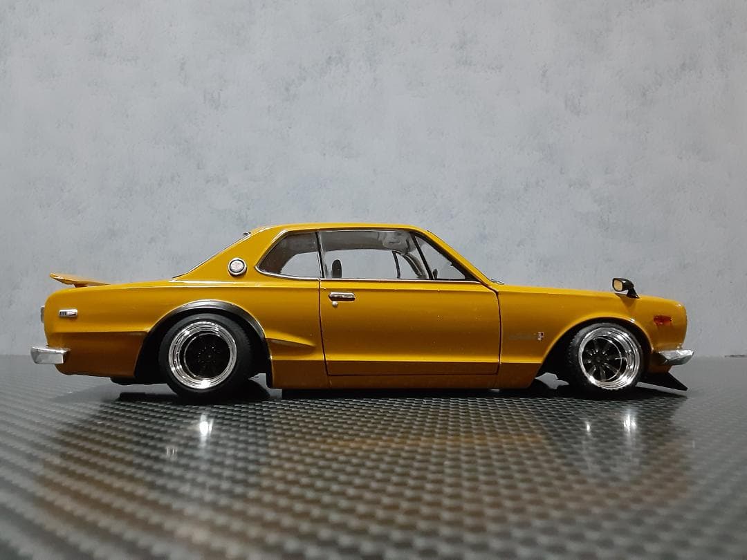 Hachette 1/24 日産 箱スカ GT-R カスタム改 サファリ