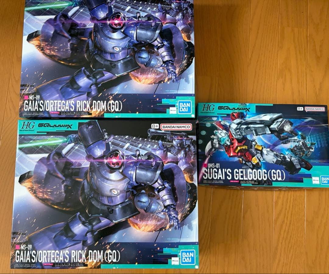 ガンプラ ジークアクス リックドム ×2 ゲルググ スガイ機