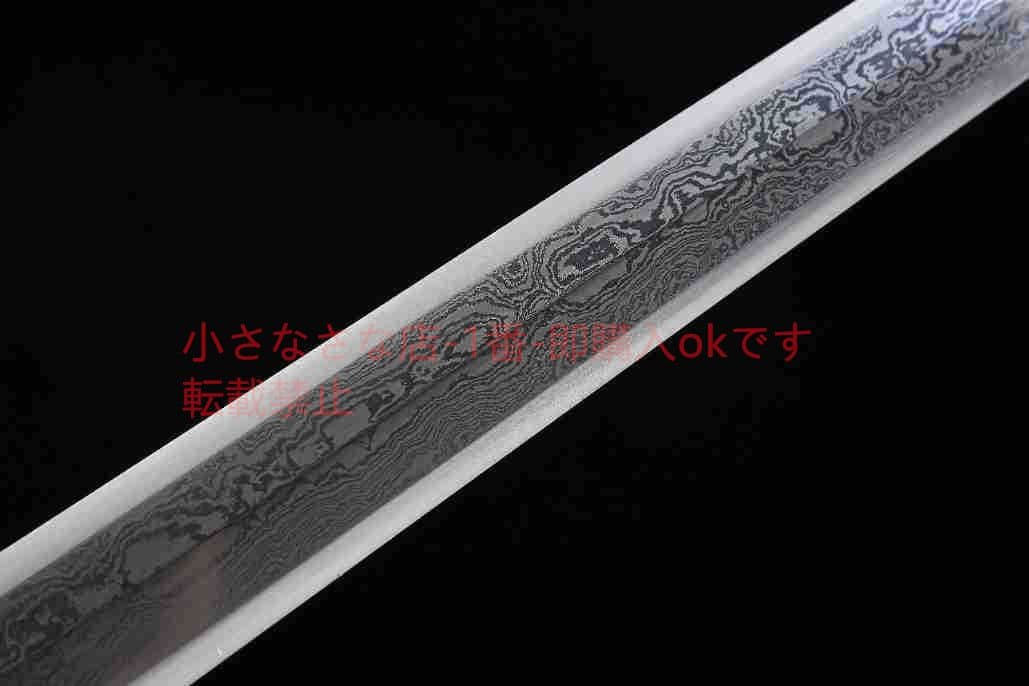 新四聖越王戦剣百錬文紋鋼 古兵器 武具 刀装具 日本刀 模造刀 居合刀