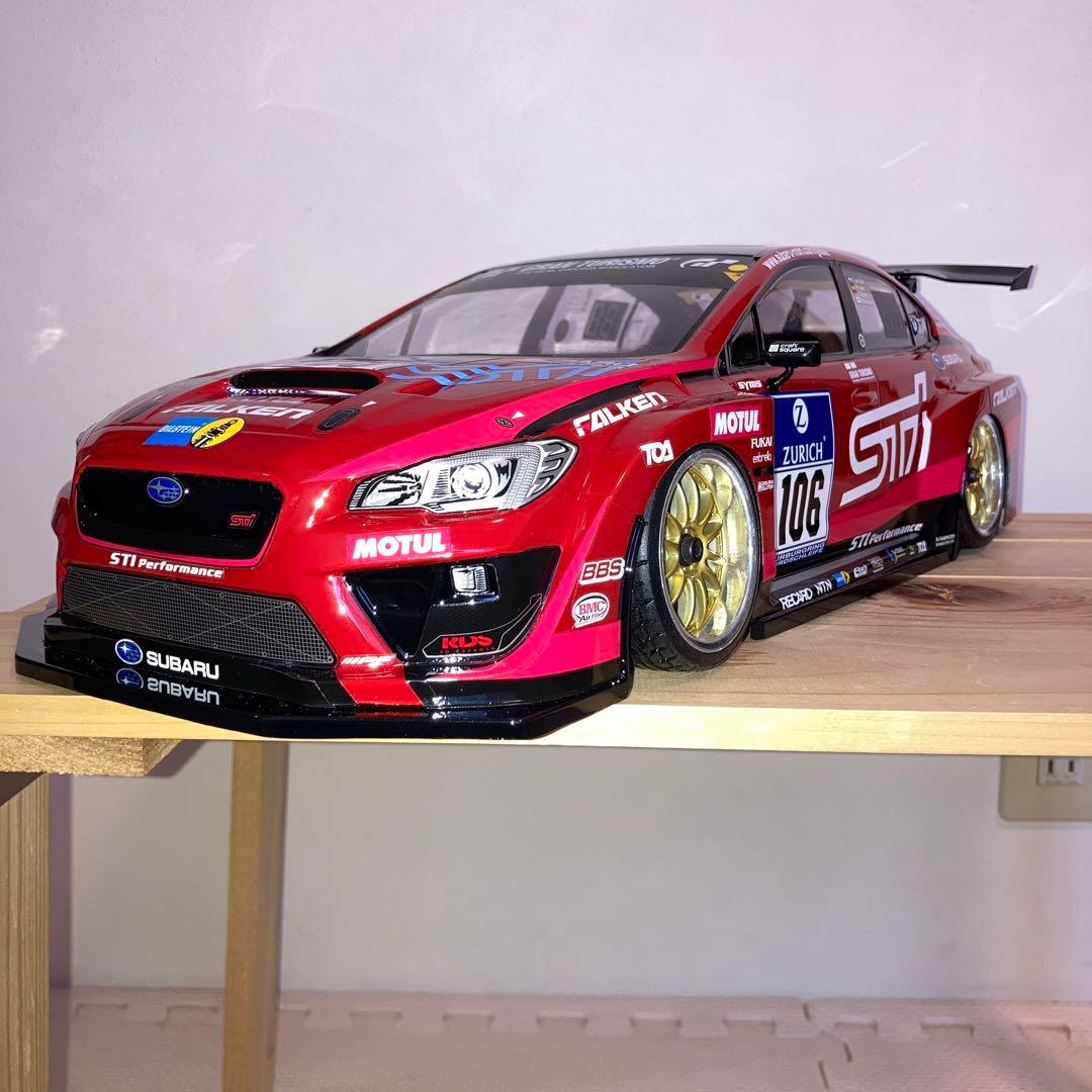 タミヤ　SUBARU WRX STI NBRチャレンジ ボディ