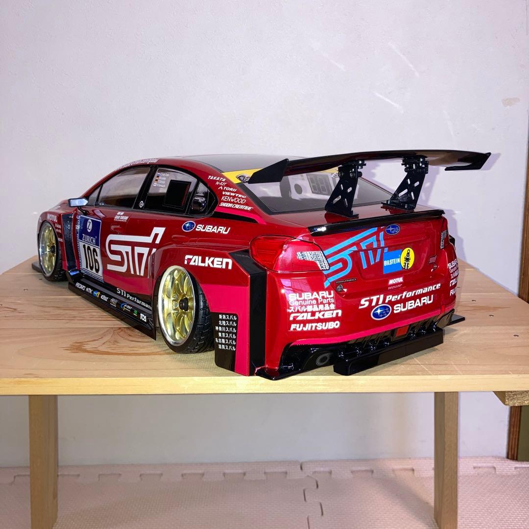 タミヤ　SUBARU WRX STI NBRチャレンジ ボディ
