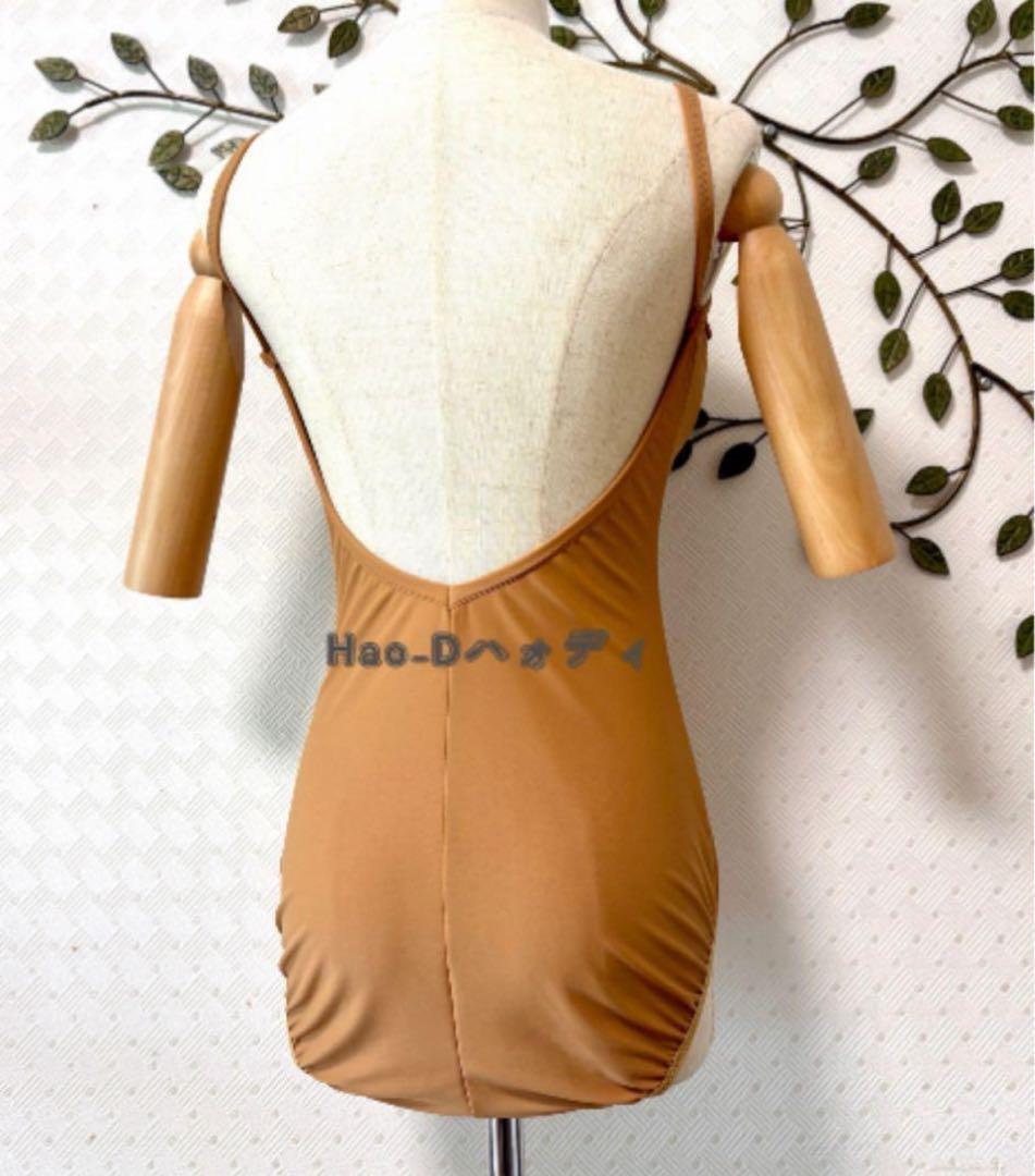 新品★ラテンタン★L★レオタード★胸パット付きインナー★バレエ
