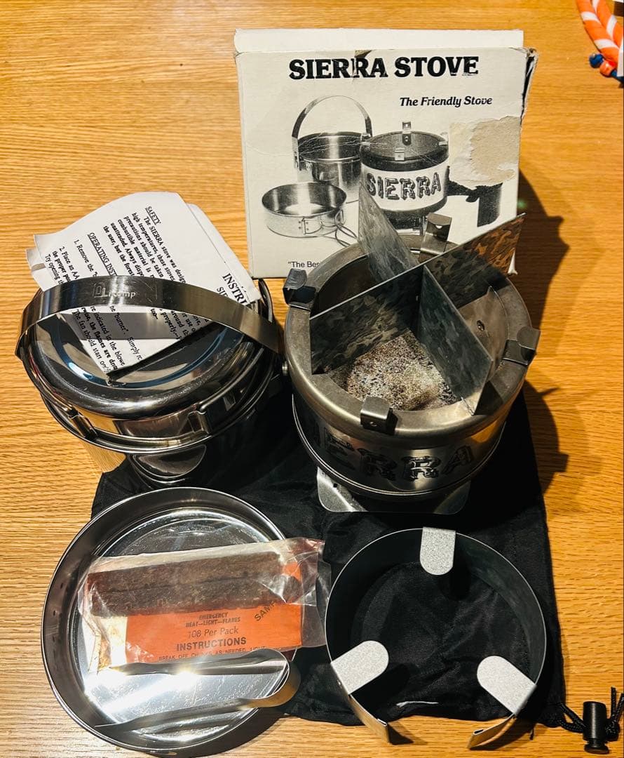 SIERRA STOVE クッカーセット 箱付き　動作確認済