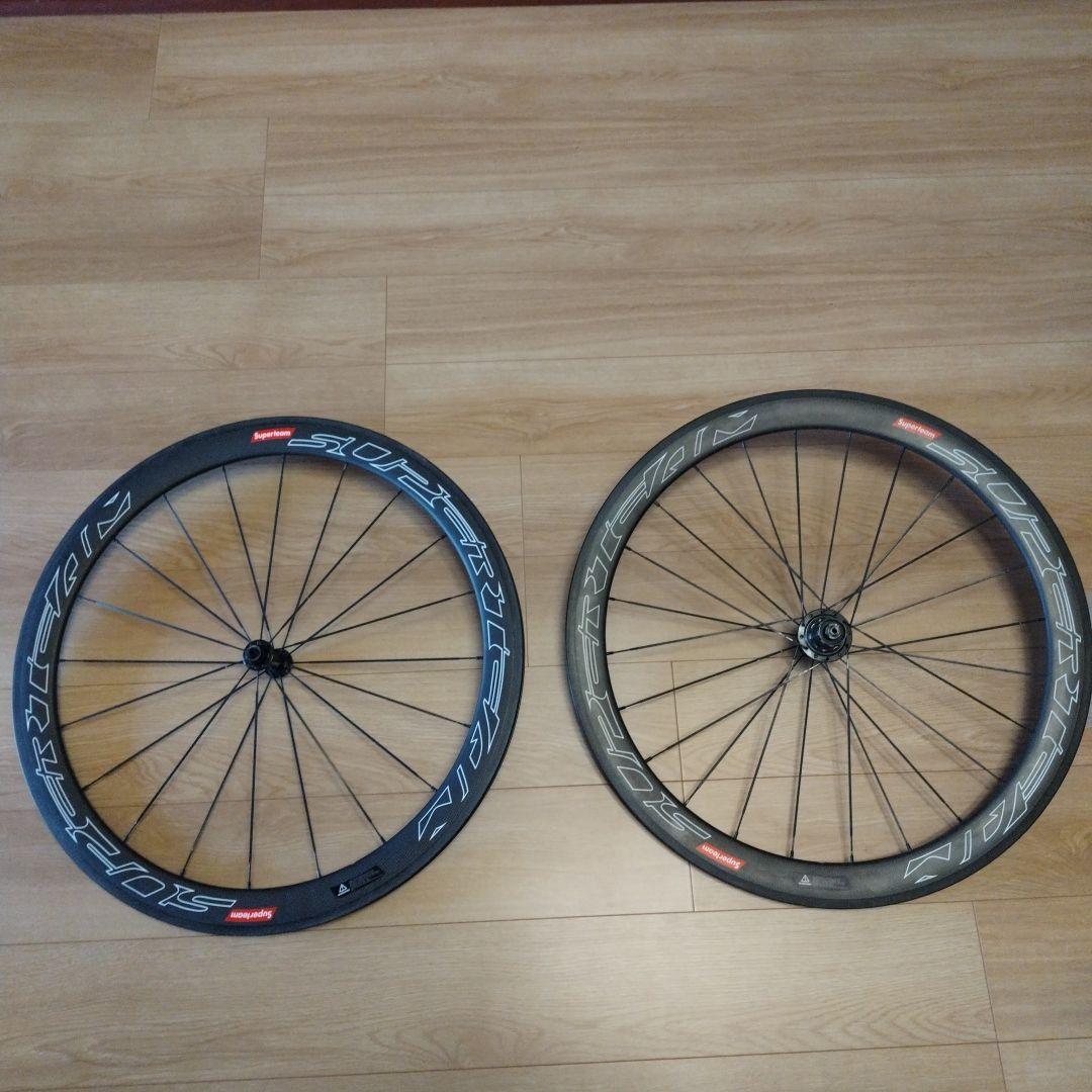 SUPERTEAM カーボンホイール50mmリムブレーキ用700c