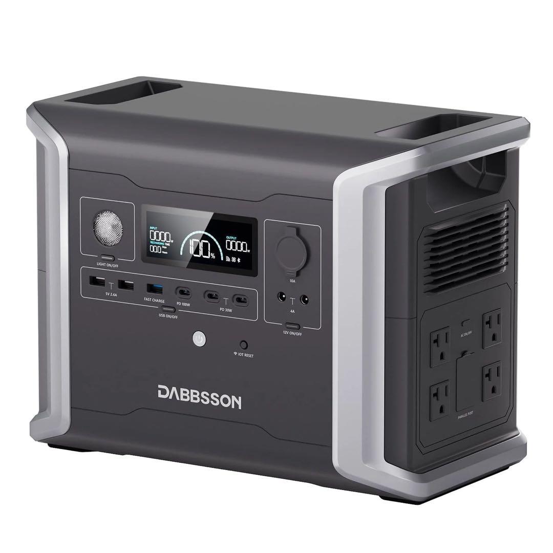 新品 Dabbsson DBS1300 ポータブル電源 ポータブルバッテリー