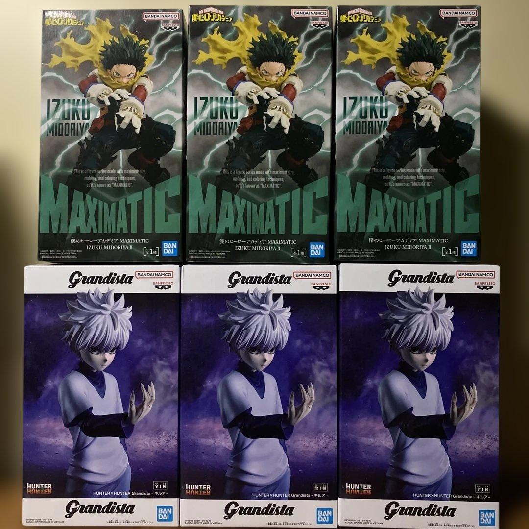キルア　デク　ハンターハンター　ヒロアカ　フィギュア　【6体セット】