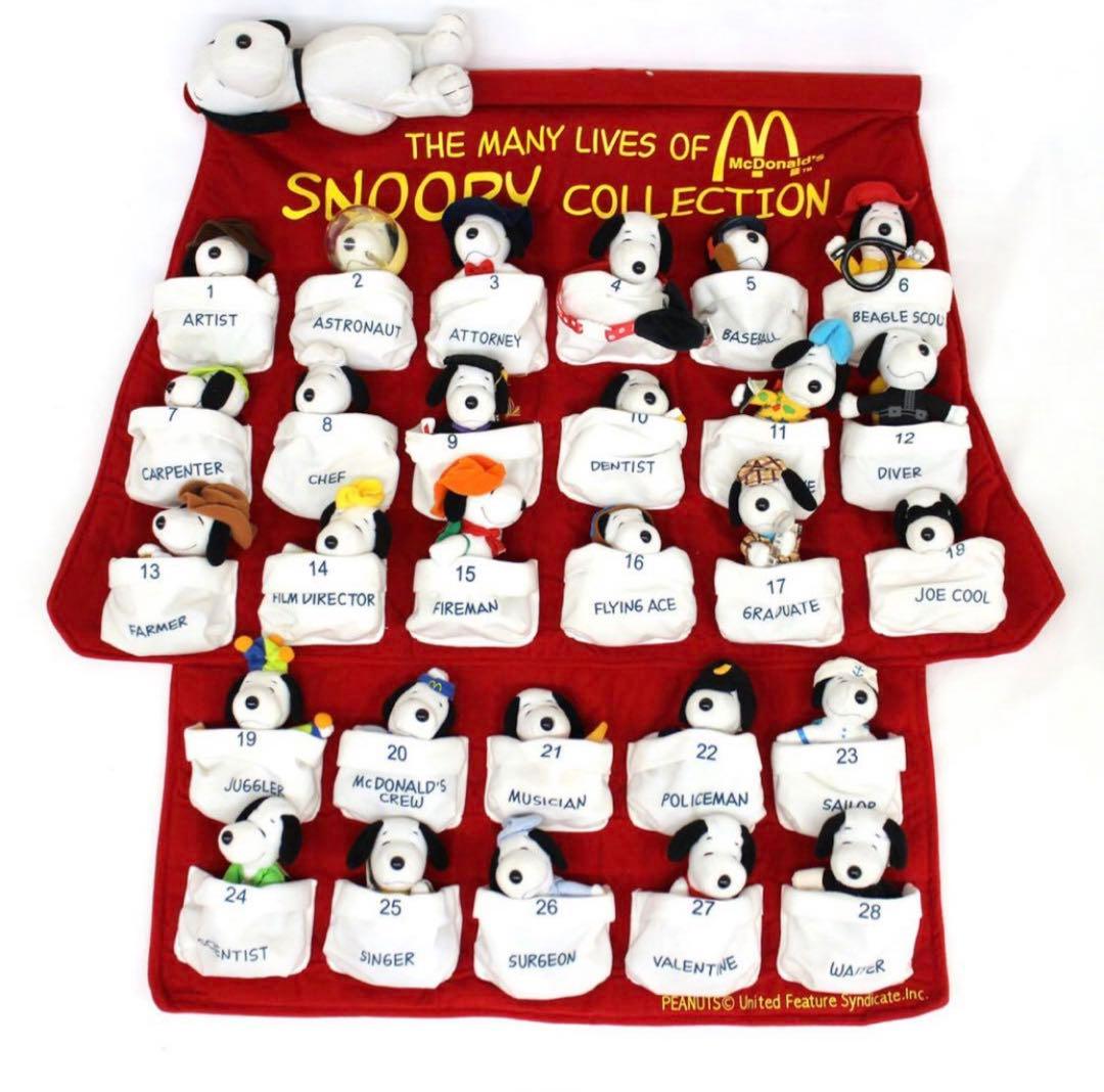 レア　新品　未開封　マクド　スヌーピー　コレクション　ぬいぐるみ　ピーナッツ