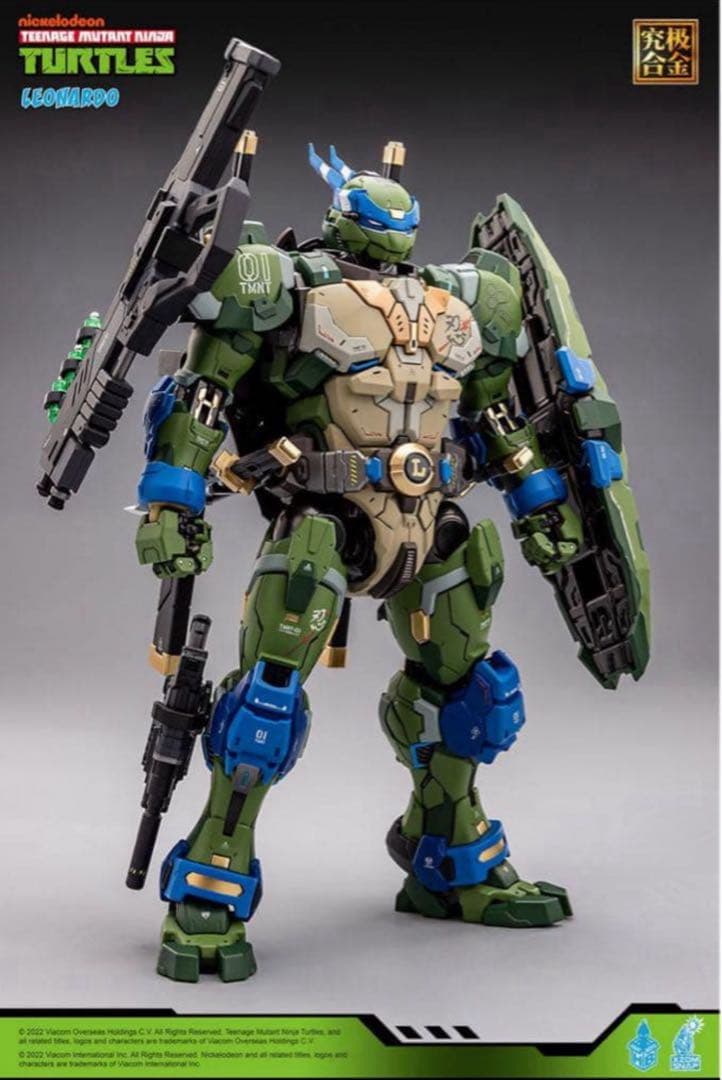 Heatboys HB0012 TMNT レオナルド 合金可動フィギュア