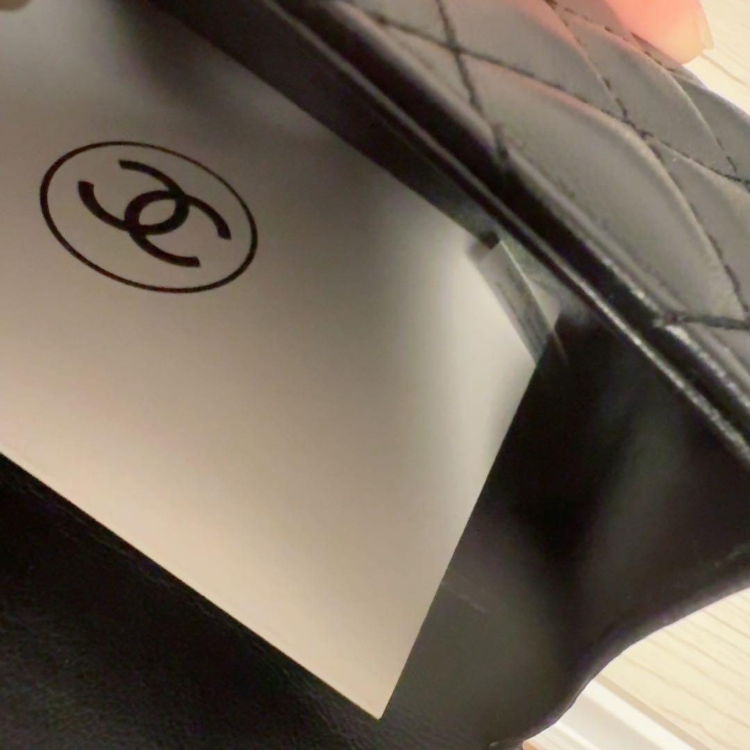 CHANEL ノベルティ ショルダーバッグ チェーン ハンドル ストーン パール