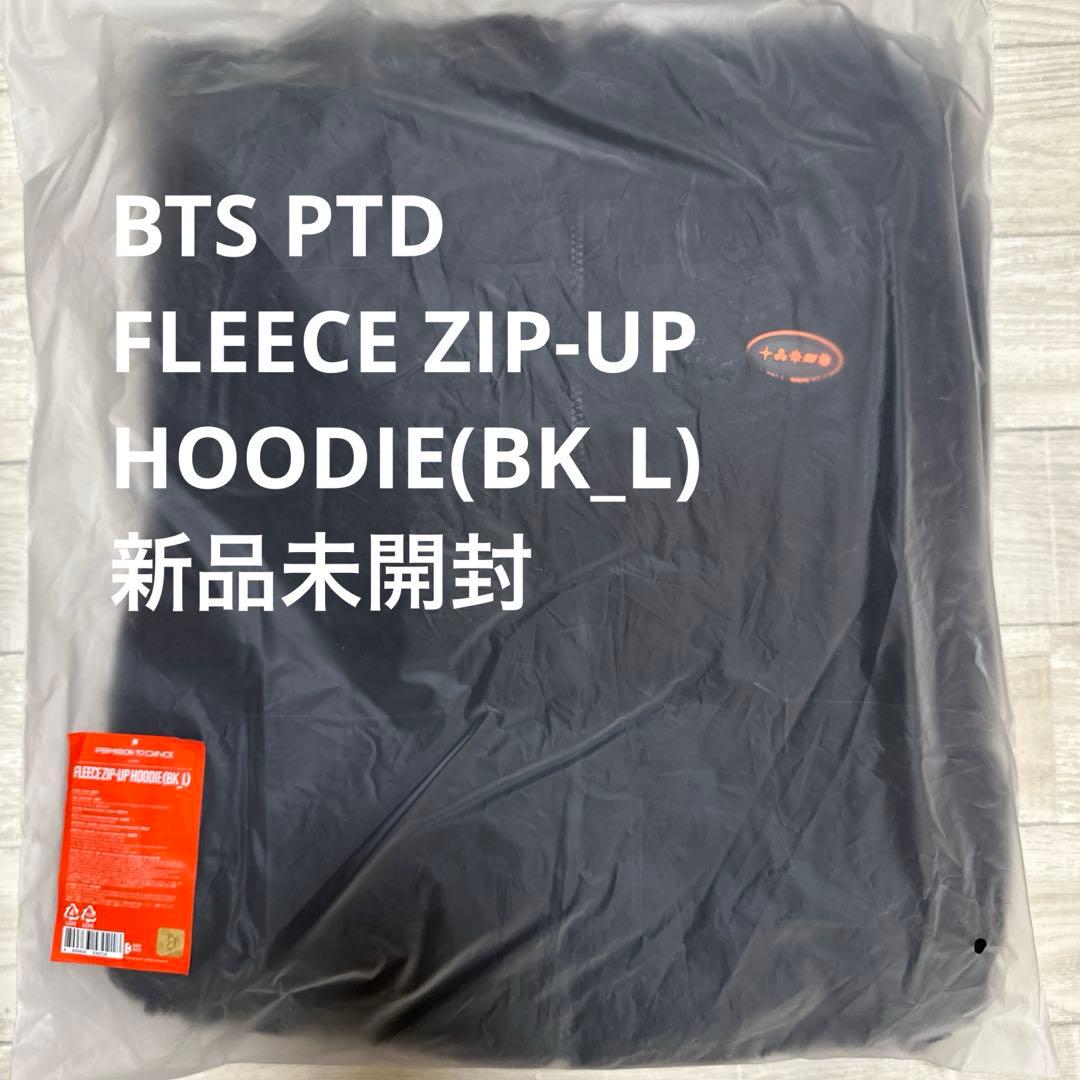 新品 未開封 トレカありBTS着用 PTD 公式 ボア フーディ