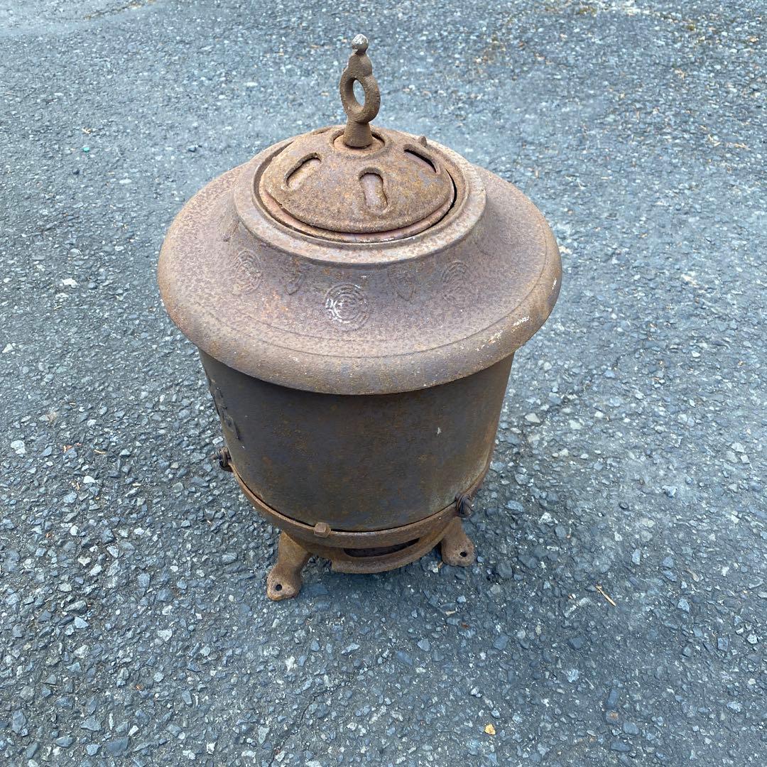 鋳鉄 薪ストーブ 七輪　暖房器具　高さ45cm