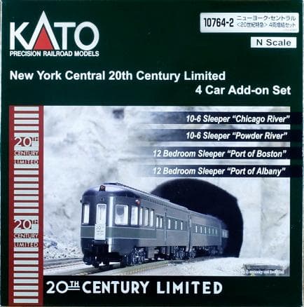 新品未使用KATO10-764-2ニューヨーク・セントラル4両増結セット