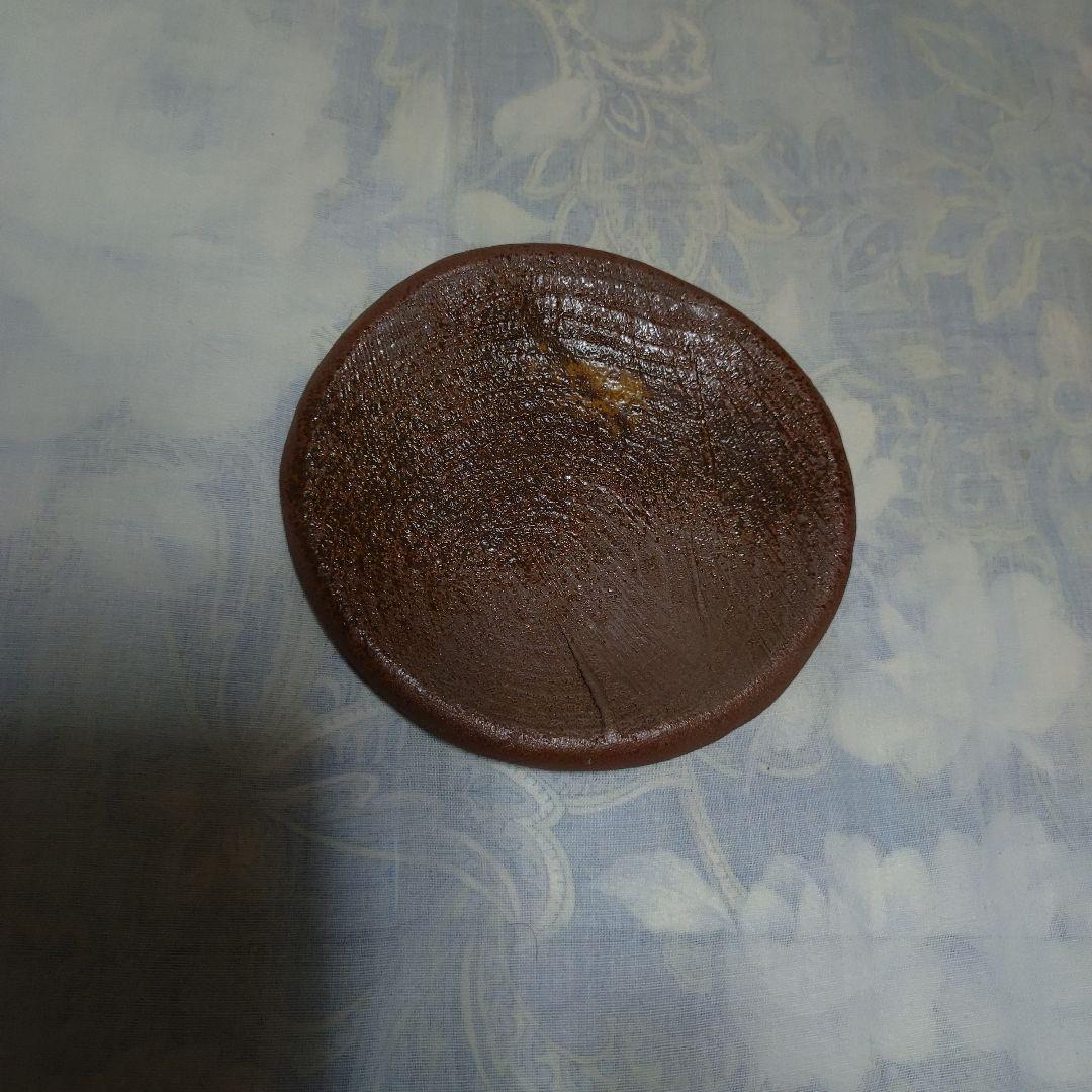 陶器製茶色皿