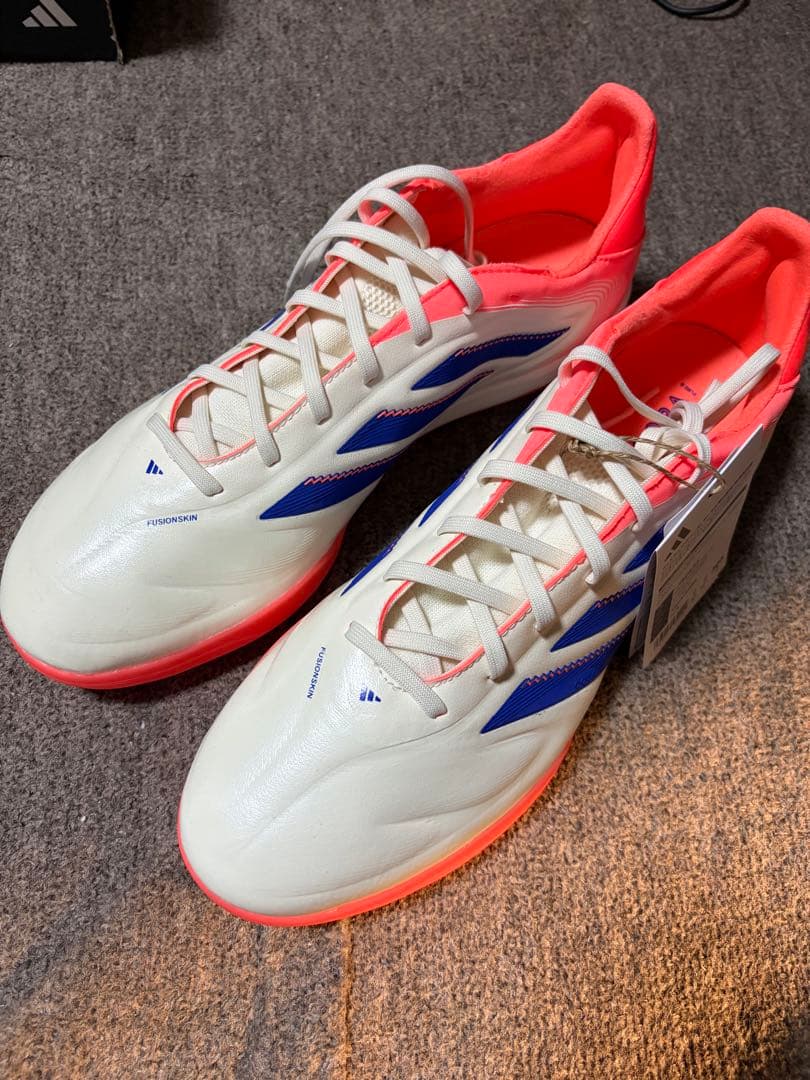 adidas COPA トレーニングシューズ ホワイト/ピンク　30.5cm