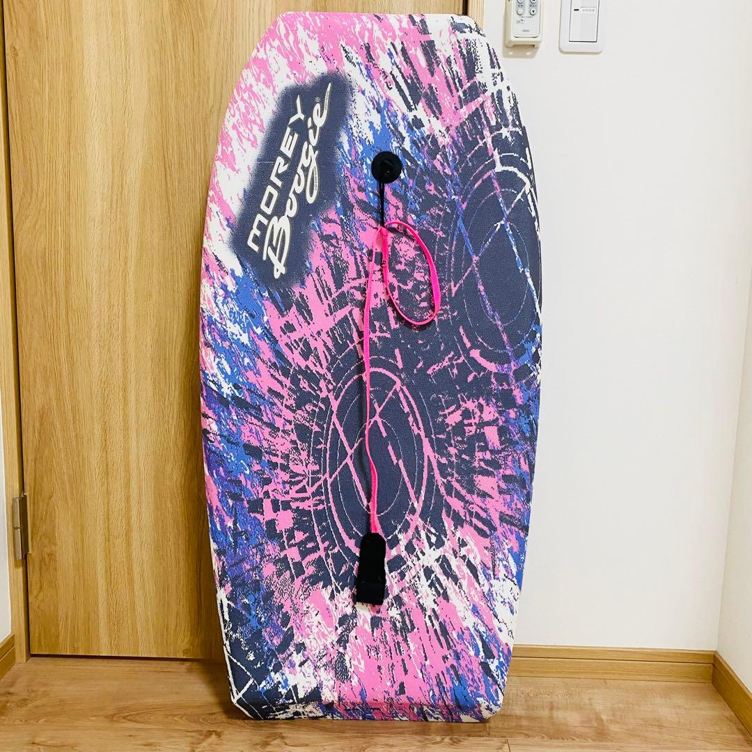 ★美品★モーレーブギー ボディボード 約106×52cm リーシュコード付き