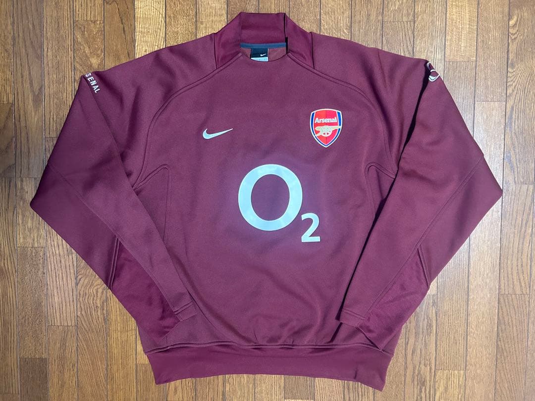 レアNIKE アーセナル　スウェット　O2 ユニフォーム　05/06 美品