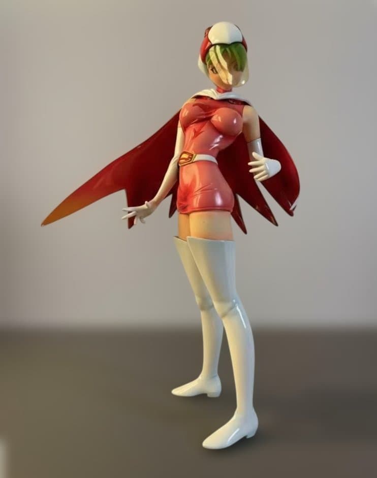 556★科学忍者隊ガッチャマン 白鳥のジュン 1/6 ガレージキット 完成品★