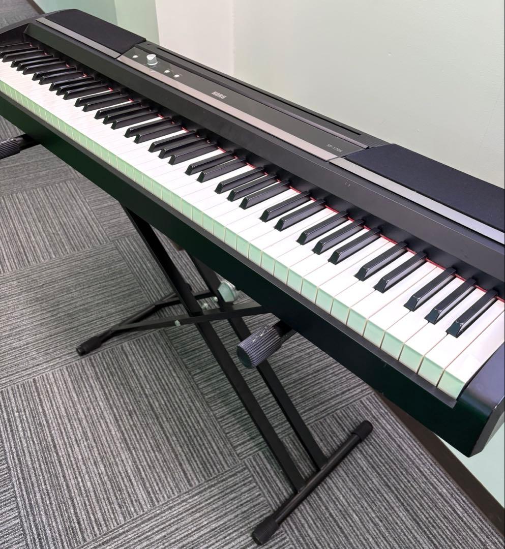 【美品】【セット】KORG 電子ピアノ SP-170S スタンド　ヘッドホン