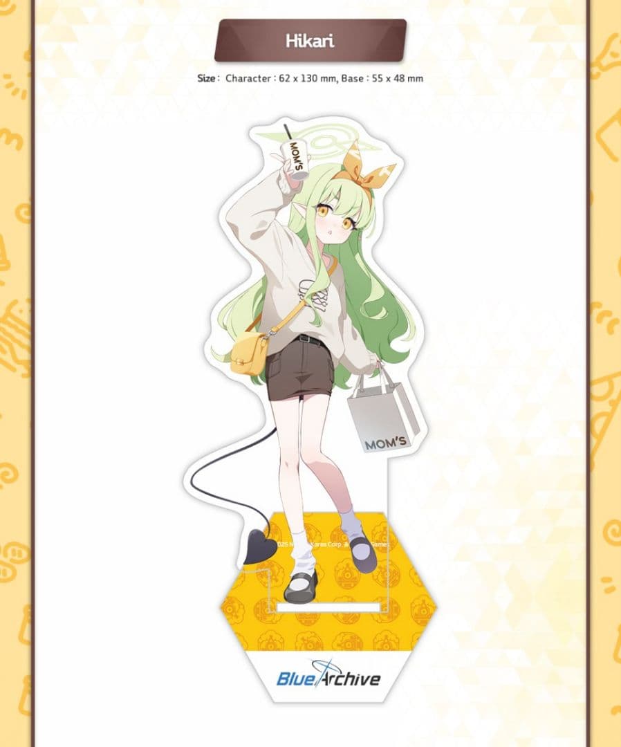 【韓国限定】ブルーアーカイブ マムズタッチコラボ【ヒカリ】アクリルスタンド