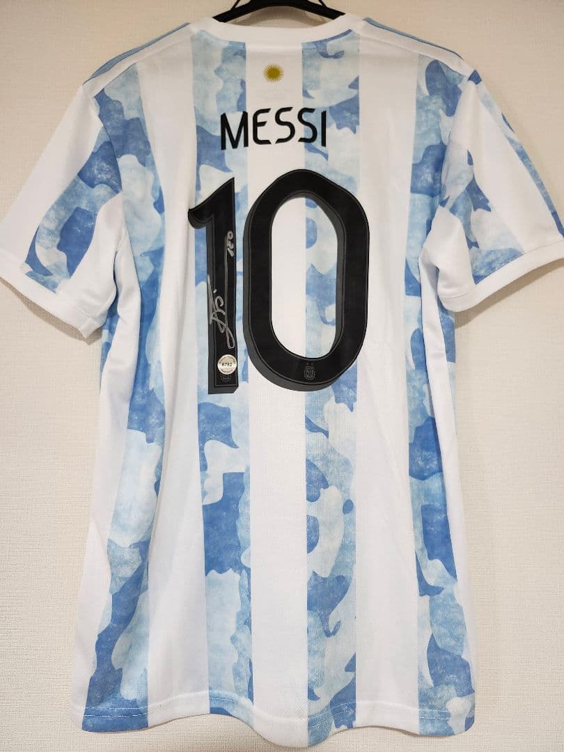 メッシ アルゼンチン代表 コパアメリカ サイン ユニフォーム messi