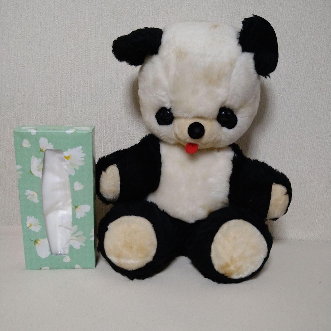 □昭和レトロ 大きなパンダのぬいぐるみ　ビンテージ