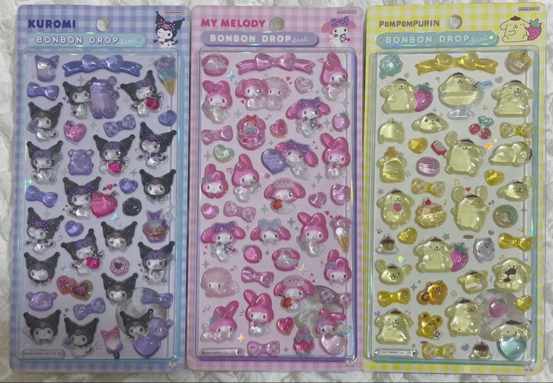 【正規品】サンリオ ボンボンドロップシール