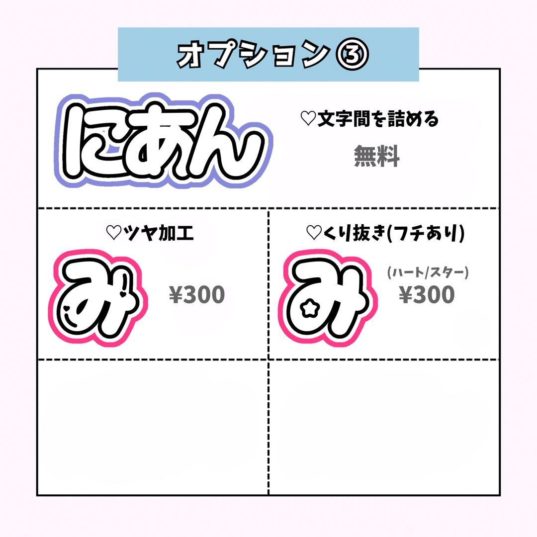 ゆいページ♡ネームボード うちわ文字 連結文字パネル オーダー