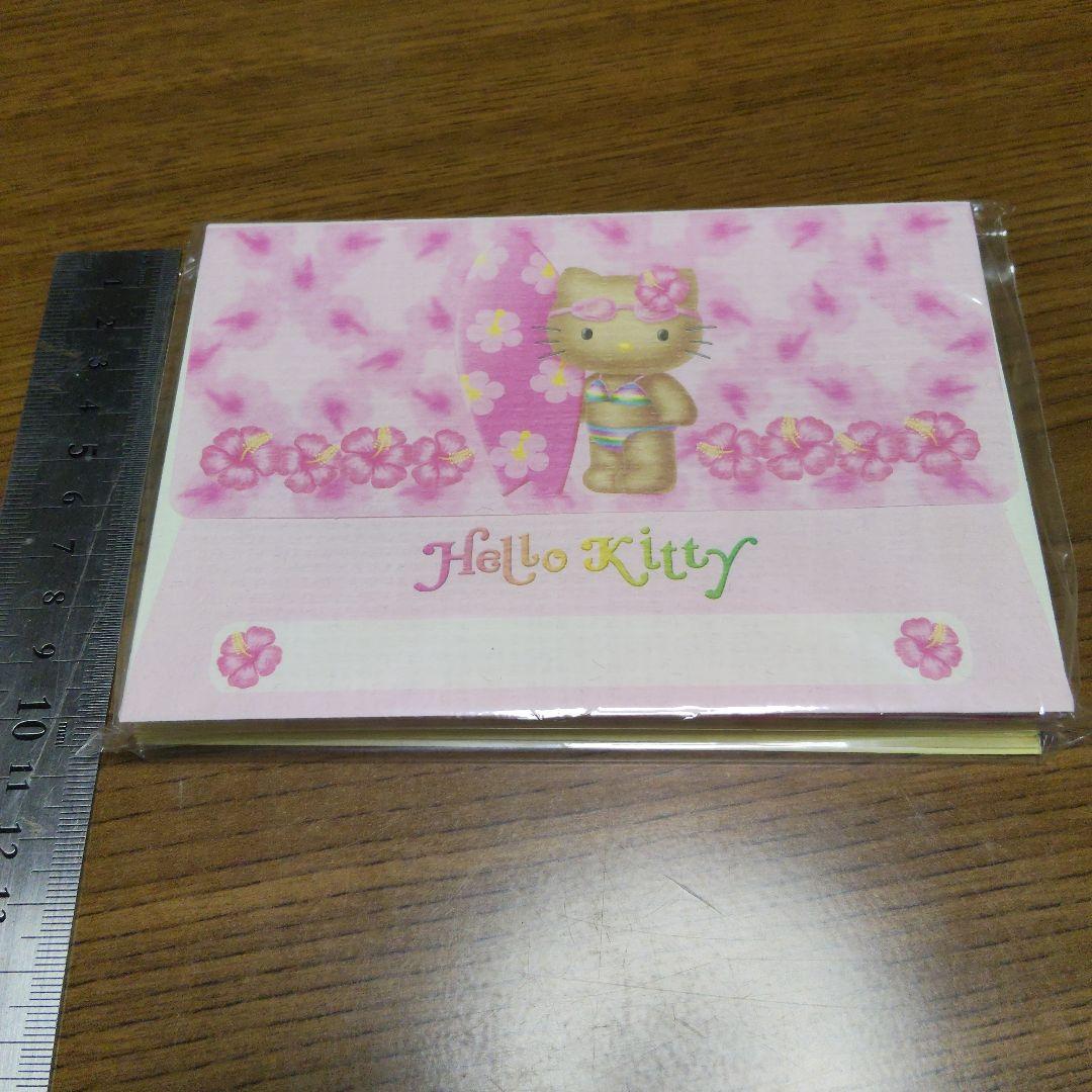 d*7様 【極美品/当時物】サーファーキティ　メモ＆封筒　日焼け 平成レトロ