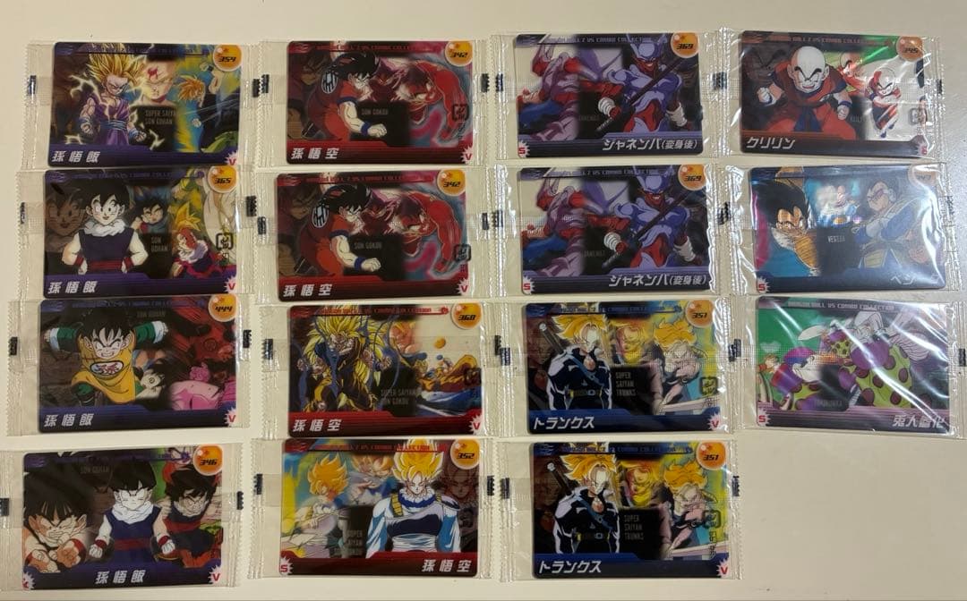 ドラゴンボール 森永 ウエハースカード 111枚(未開封75枚+開封36枚)！